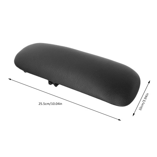 Center Console Lid, Car PU Leather Center Console Cover Replacement for BMW Mini Cooper 2002-2008, Black