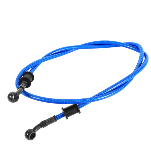 90cm Motorcycle Enduro Bike Braided Steel Brake Clutch Oil Hose Line Pipe Blue