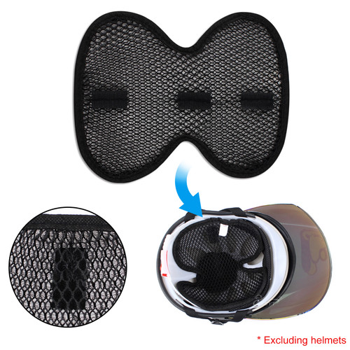 Motorcycle Helmet Liner,Anti Sweat Cooling Breathable Helmet Pad  ,Reusable & Washable Helmet Inner Pad For Hard Hat, Bicycle Helmet