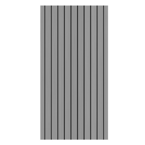 Boat Marine RV Flooring Mat EVA Foam AntiSlip Decking Sheet 240x60cm/94.5x23.6in(GrayBlack )