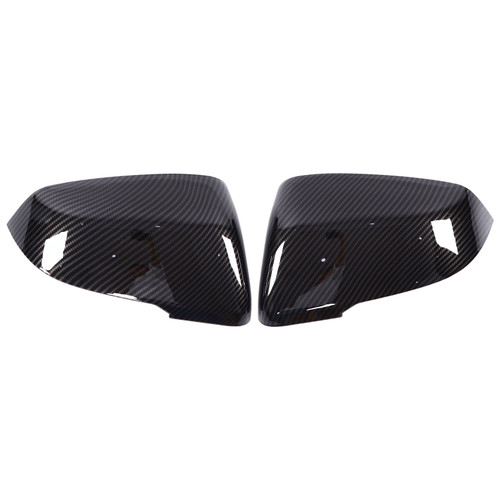 2Pcs/Set Car Rearview Side Mirror Cover Cap Protective Housing Replacement for GR Supra A90 2018‑2022Carbon Fiber Style