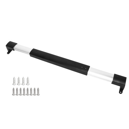 RV Screen Door Cross Bar 21‑5/8in to 28‑5/8in Adjustable Aluminum Secure Grip Grab Handle for Tractor Trailer