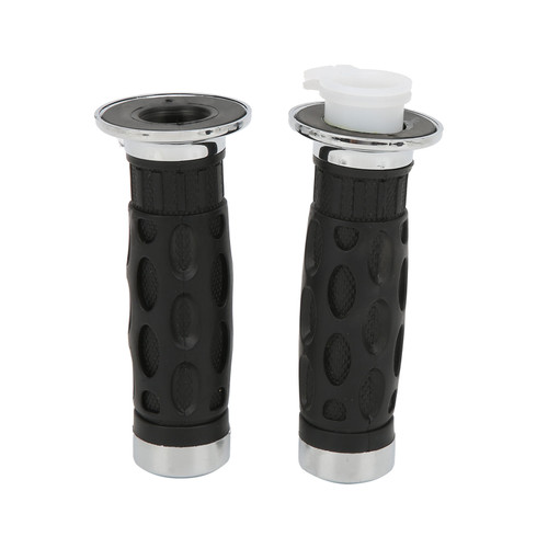 Pair 22mm Motorcycle Throttle Twist Handle Grip Replacement for Scooter GY6 50cc 80cc 125c 150cc