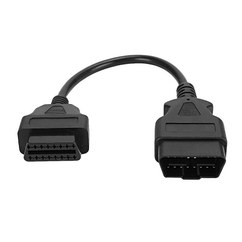OBD 16Pin 0.3m/0.98ft Male to Female Extension Cable Diagnostic Adapter Connector