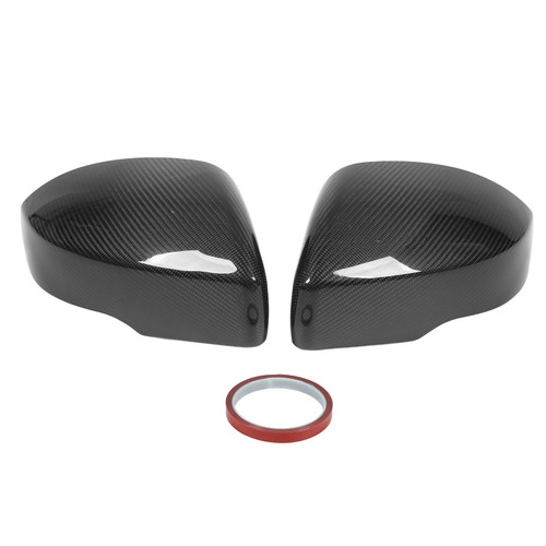 2pcs Door Rearview Mirror Cover Real Carbon Fiber Replacement for Land Rover Range Rover Vogue L405 2013‑2019