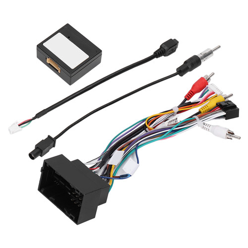16pin Car Radio Wiring Harness USB Cable with Canbus Box Kit Replacement for Jeep Grand Cherokee 2014‑2020
