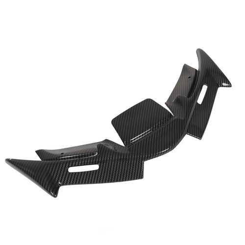 Motorcycle Front Fairing Winglet ABS Wearproof Aerodynamic Fairing Wing Replacement for YZF R15 V4 2022 and Up Carbon Fiber Style