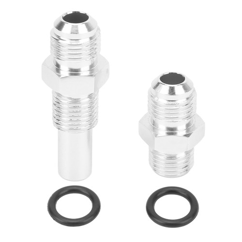 Transmission Oil Cooled Adapter Fitting 6AN Flare to 1/4NPSM O Shape Rubber Ring Car Accessories Replacement for 4L80E 1997‑2007