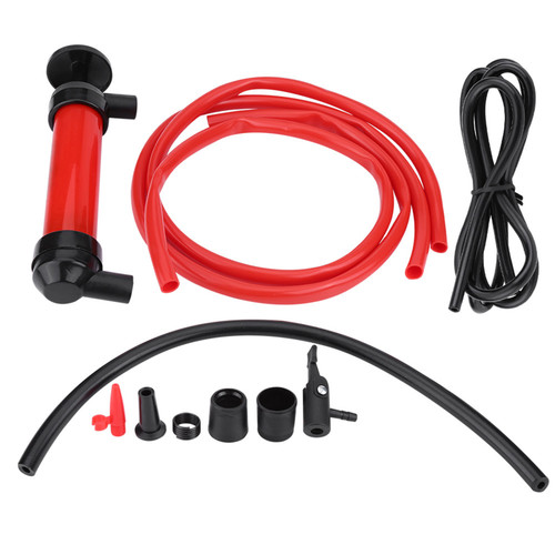 Potable 200cc 5L/min Manual Car Siphon Pump Pipe Oil Extractor Liquid Transfer Hand Air Pumps