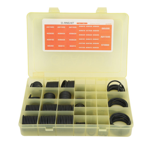 383 Pieces O Ring Assortment Set Air Conditioning System Seal Kit 4138938 Replacement for Hitachi EX Excavator