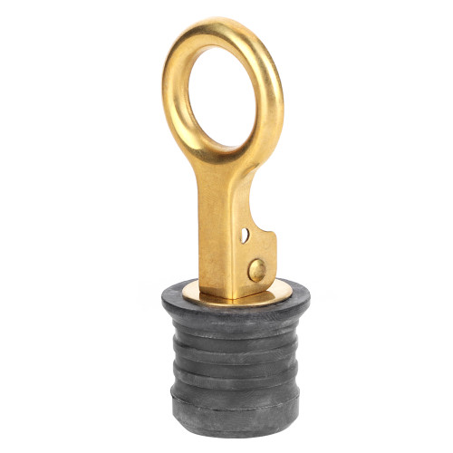 Brass Rubber Snap Tight Boat Drain Plug Marine Boat Accessories for 1-1 / 4in Holes