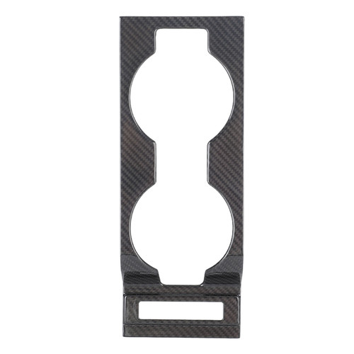 Cup Holder Trim Dry 3K Carbon Fiber Self Adhesive UV Coating Replacement for Subaru BRZ 2022 Onwards