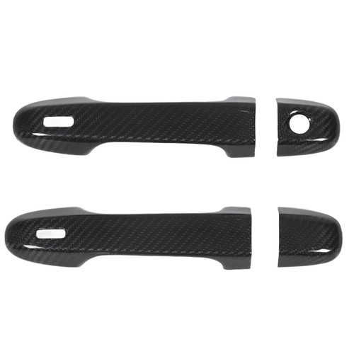 4pcs Outer Door Handle Decoration Cover Real Carbon Fiber Car Exterior Accessories Replacement for Subaru BRZ Forester XV