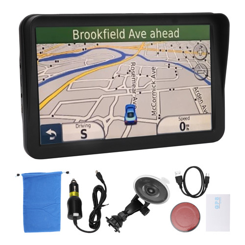 9in Car Navigator GPS 256MB+8G Large Capacity FM Multimedia Player with Free European Map Sun Visor