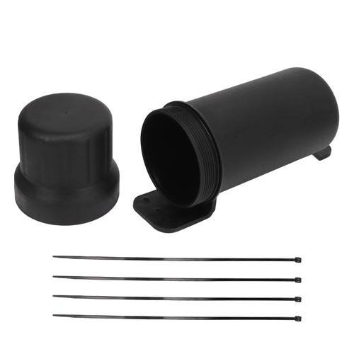 Motorcycle Off Road Universal Tool Tube 125mm/4.9in Waterproof Motorcycle Parts Tool Tube with Rolling Tapes for ATV UTV