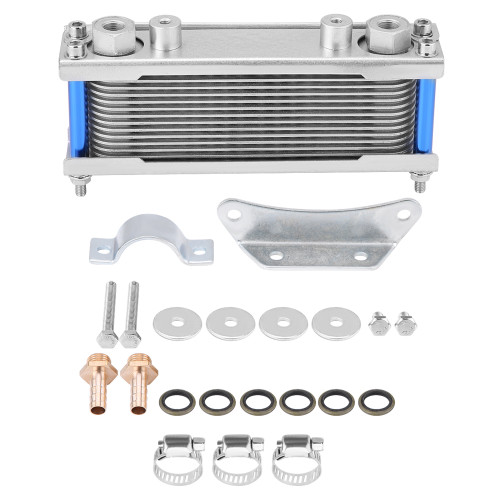 Upgrade Aluminum Motorcycle Engine Oil Cooler Cooling Radiator 50CC-200CC Universal
