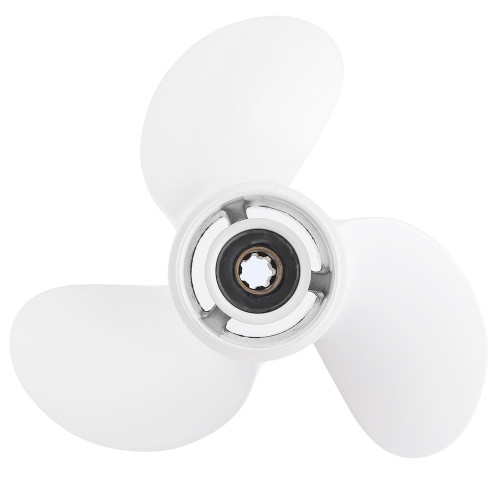 Propeller 7 Spline Tooth 3 Blades 6G1-45943-00-El 8 1/2 X 7 1/2 Fit for Yamaha Outboard Engine 6-8Hp