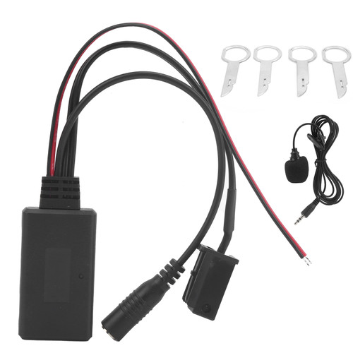 Bluetooth 5.0 AUX Audio Adapter 8Pin Microphone Handsfree Kit Fit for Ford 5000/6000 CD Stereo