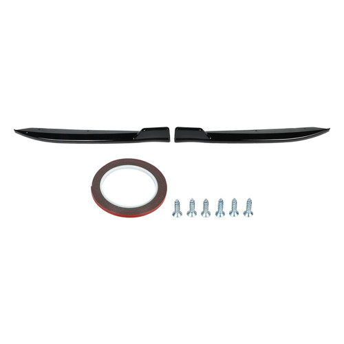 2 Pcs Rear Bumper Lip Diffuser Left Right Lower Splitter Spoiler Body Kits for 5 Series G30 M‑Tech 525i 530i 540i 2017‑2022 Glossy Black