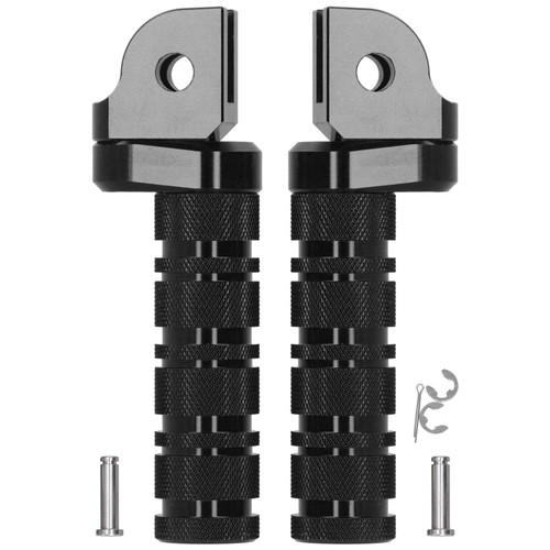 Motorcycle Front Foot Peg Rest CNC Aluminum Modification for YAMAHA MT‑03 MT‑07 MT‑09 MT‑10 MT‑25Black