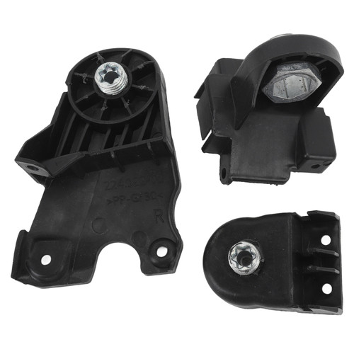 3PCS Headlight Bracket Repair Kit Stable Long Lasting Use A2058200514 Replacement for Benz C‑Class W205