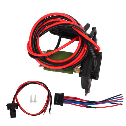 Heater Blower Motor Resistor 7701209803 with Wiring Loom Replacement for Clio MK III
