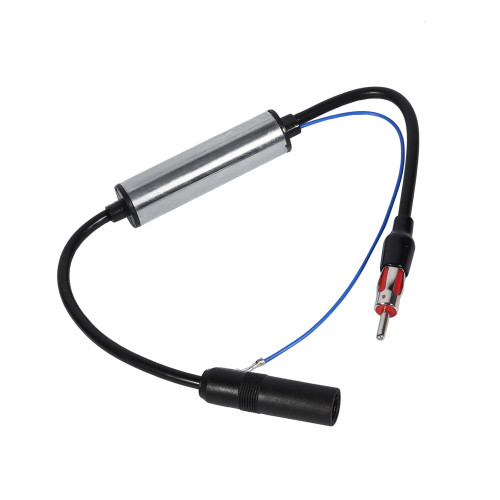 Car Antenna Plug Radio FM Inline Signal Amplifier Booster Extension Cable