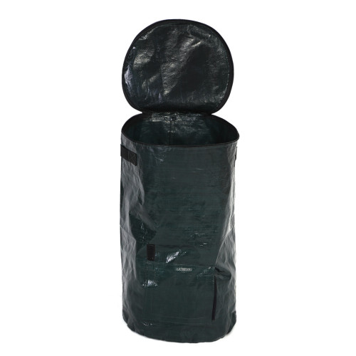 Organic Waste Kitchen Garden Yard Compost Bag Environmental PE Cloth Planter (45 x 80cm)