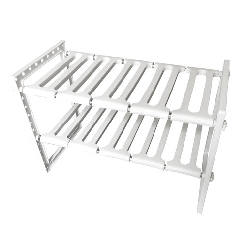 Under Sink Storage Rack for Pots Metal Multifunctional Stainless Steel Retractable Pull Out Kitchen Organizer