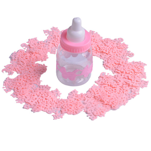 200pcs / Bag DIY Throwing Confetti for Baby Shower Birthday Party (Pink Girl )