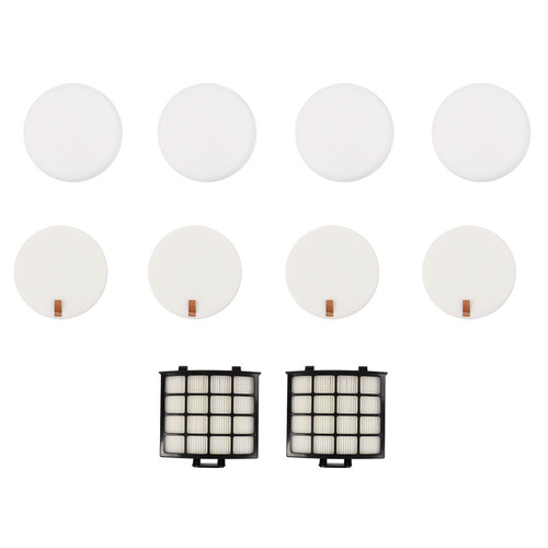 Vacuum Cleaner Filter Set Replacement Filter Part for AZ2000 Vacuum Cleaner 2 Filters 4 Filter Cotton Sets