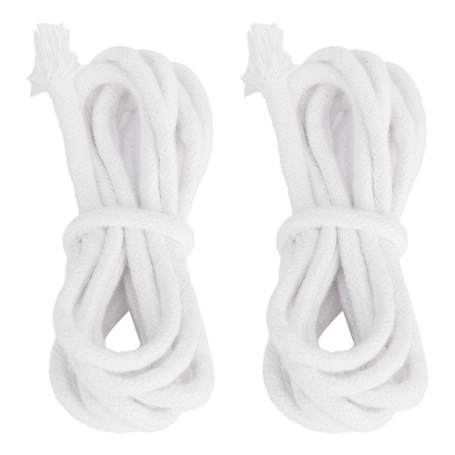 2pcs Candle Wicks Good Oil Absorbency Combustion Durable Braid Cotton Candle Wick for DIY Oil Lamp5mm