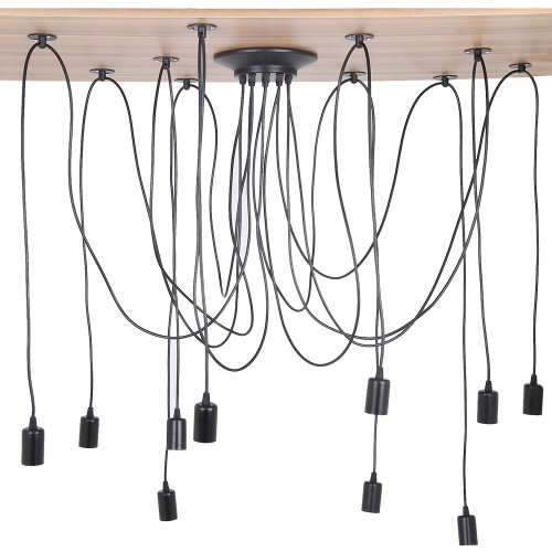 10 Head Industrial Vintage Style Pendant Light Holder Ceiling Lamp Hanger Fixtures