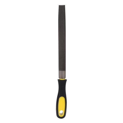 8in Half Round  Mill Steel File Rasp with Handle Sharpening Shaping Tool for Metal Projects(Fine Teeth File )