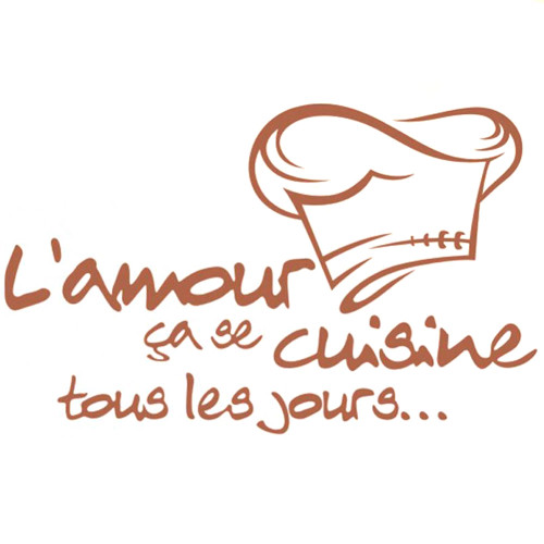 French Romantic Wall Sticker Decal Wall Sticker for Girls Bedroom Home Art Decoration Brown