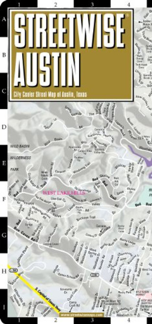 Streetwise Austin Map - Laminated City Center Street Map of Austin, Texas (Streetwise (Streetwise Maps))
