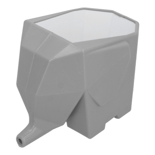 Kitchen Tableware Drainer Plastic Elephant Shape Storage Rack Draining Tool for HomeGray
