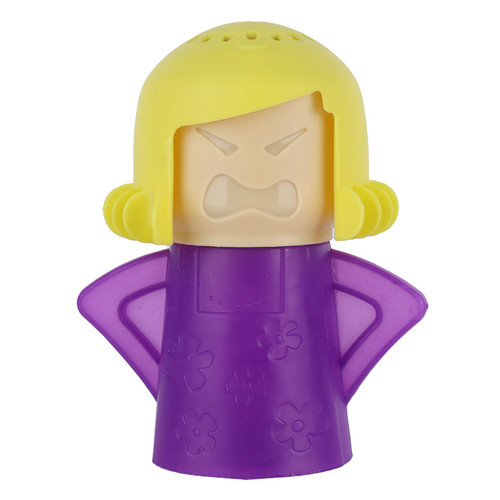 Oven Steam Cleaner SprayStyle Degreasing Angry Mother Microwave Steam Cleaner for Home(Purple )