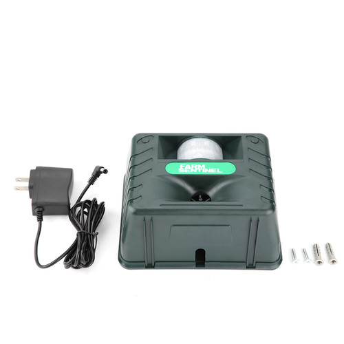 Ultrasonic 4 Alarm Sounds Electronic Pest Repellent for Bird  Wild Animals Outdoor