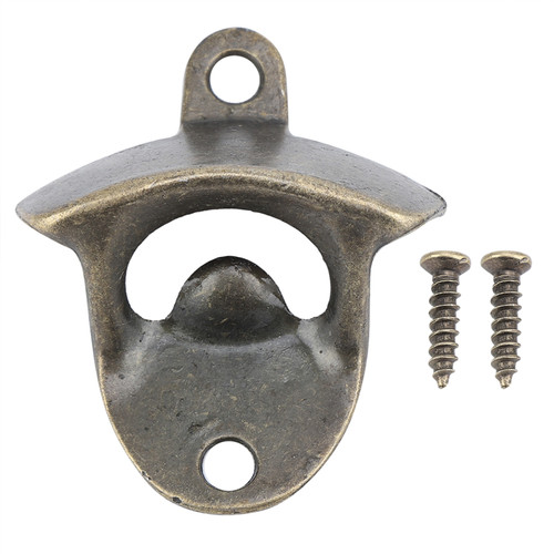 Wall Mounted Zinc Alloy Beer Bottle Opener Soda Glass Caps Remover Open Tool for Home Bar(1pcs)