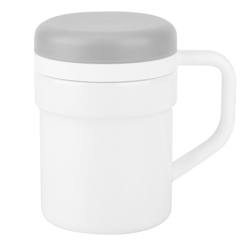 Automatic Electric Coffee Milk Mixing Cup Cooling Mug Self Stirring Smart Milk Cup HomeWhite