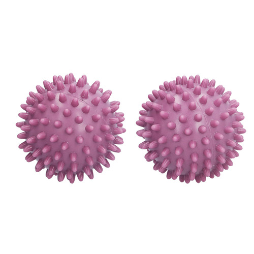 2PCS PVC Clothes Washing Ball Reusable Laundry Washing Drying Fabric Softener Ball