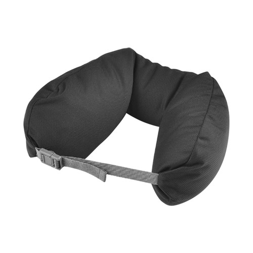 Neck Pillow Portable Comfortable U Shaped Neck Cushion for Sleeping Rest Airplane Car Home Use Black