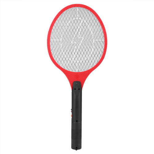 Cordless Rechargeable Electric Fly Mosquito Swatter Bug Zapper Racket Insects Killer Red