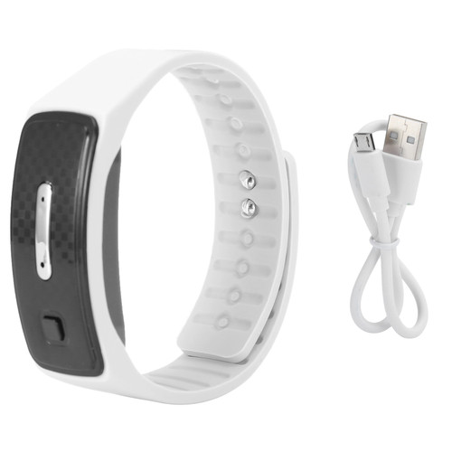 Mosquito Repellent Bracelet USB Charging Ultrasonic Mosquito Repellent Wristband WatchWhite