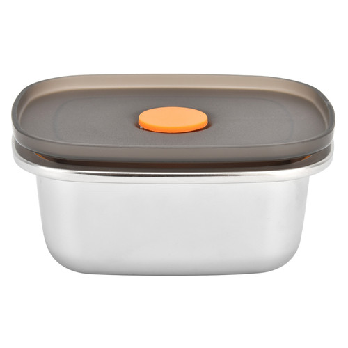 Lunch Box 304 Stainless Steel PP Food Grade Silicone Portable Food Container Storage Box for Picnic Camping Outdoor250ml