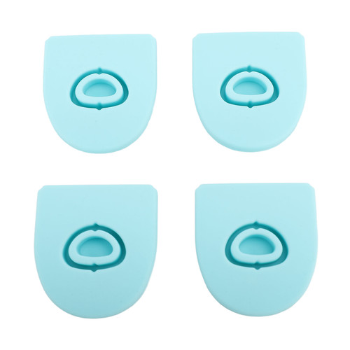 4pcs Replacement Stopper Compatible for Owala FreeSip Silicone Anti Spill Lid Stopper Water Bottle Top Lid Replacement Parts Sky Blue