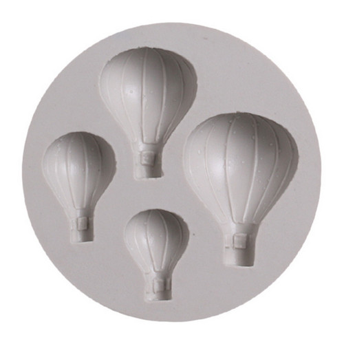 Hot Air Balloon Pattern Fondant Cake Decorative Baking Silicone DIY Mold (50-614)