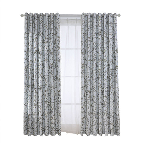 Polyester Window Curtain Shade Bedroom Living Room Kitchen Decor