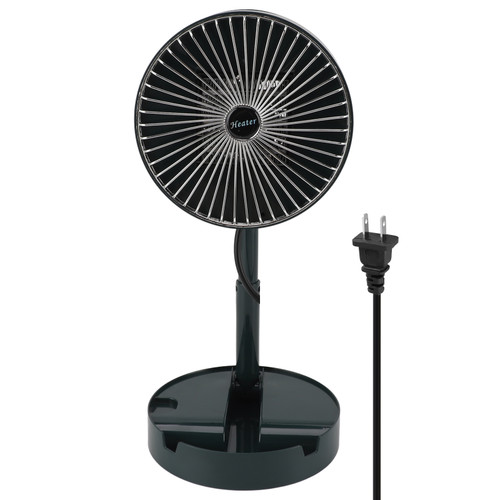 Space Heater PTC Fast Heating Quiet Desktop Heater Tip Over Protection Indoor Heater for Bedroom Dormitory Office US Plug 110V